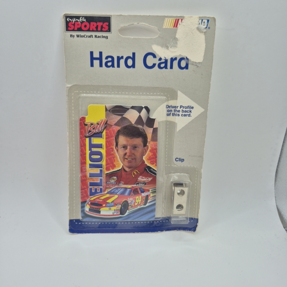 Bill Elliot #94 Hard Card w/ Clip Nascar Essemble Sports By WinCraft Racing -NEW